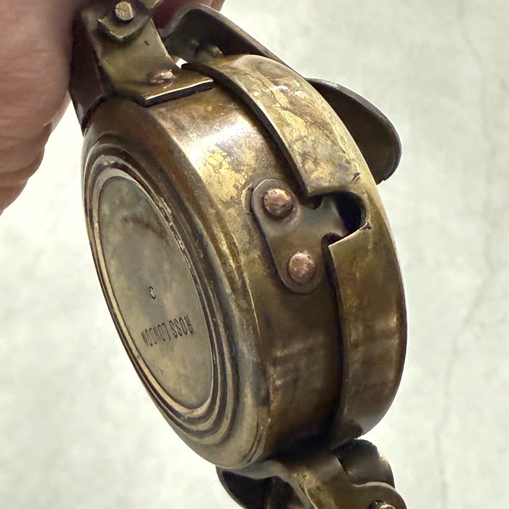 Authentic Vintage Brass Pocket Compass 4” x 2” x 1/2” - Picture 9 of 12